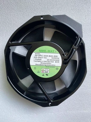 5915PC-20W-B20-S05 Fan 200-240VAC 23/44/25/44W 17CM Cooling Fan 5915PC-20W-B20-S05 Fan 200-240VAC 23/44/25/44W 17CM Cooling Fan