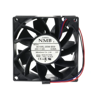 Cooling Fan for NMB 3615RL-05W-B59 Cooling Fan, 24V 0.93A, Dual Ball Bearing,3-Wire Cooling Fan for NMB 3615RL-05W-B59 Cooling Fan, 24V 0.93A, Dual Ball Bearing,3-Wire