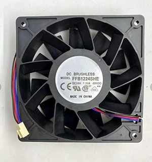 FFB1224SHE DC BRUSHLESS Fan 24V 1.20A 120×120×38mm 3-pin Cooling Fan FFB1224SHE DC BRUSHLESS Fan 24V 1.20A 120×120×38mm 3-pin Cooling Fan