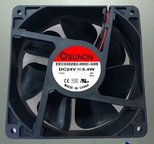 1 PCS EEC0382B2-000C-G99 DC24V 5.4W 120×120×38mm 2-Wire Cooling Fan 1 PCS EEC0382B2-000C-G99 DC24V 5.4W 120×120×38mm 2-Wire Cooling Fan
