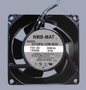 1 PCS 3115PS-12W-B30-A00 AC AXIAL Fan 3115PS-12W-B30 115V 9/7W 80×80×38mm Cooling Fan 1 PCS 3115PS-12W-B30-A00 AC AXIAL Fan 3115PS-12W-B30 115V 9/7W 80×80×38mm Cooling Fan