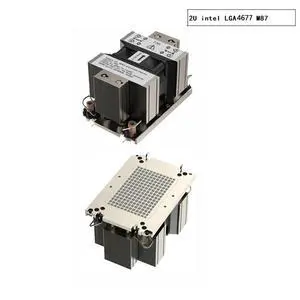 2U LGA4677 M87 300W Server CPU Cooler, 5 Heat Pipes, Copper Base, 11000RPM PWM Fan, 62CFM Airflow, 64.5mm Height for Intel Xeon Scalable LGA4677 2U LGA4677 M87 300W Server CPU Cooler, 5 Heat Pipes, Copper Base, 11000RPM PWM Fan, 62CFM Airflow, 64.5mm Height for Intel Xeon Scalable LGA4677