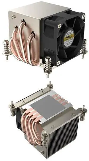 LGA1700-R64 200W Low Profile CPU Cooler, 4 Heat Pipes, 8000RPM PWM Fan, 47CFM Airflow, 67mm Height for Intel LGA1700 LGA1700-R64 200W Low Profile CPU Cooler, 4 Heat Pipes, 8000RPM PWM Fan, 47CFM Airflow, 67mm Height for Intel LGA1700