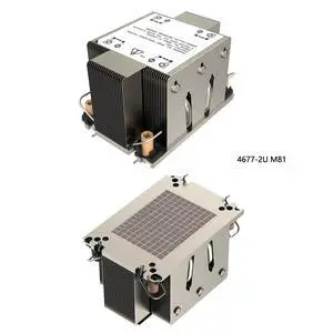 4677-2UM81 300W 2U Passive Server CPU Cooler, 5 Heat Pipes, Copper Base, Fanless Design, 63mm Height for Intel LGA4677 Xeon Scalable 4677-2UM81 300W 2U Passive Server CPU Cooler, 5 Heat Pipes, Copper Base, Fanless Design, 63mm Height for Intel LGA4677 Xeon Scalable