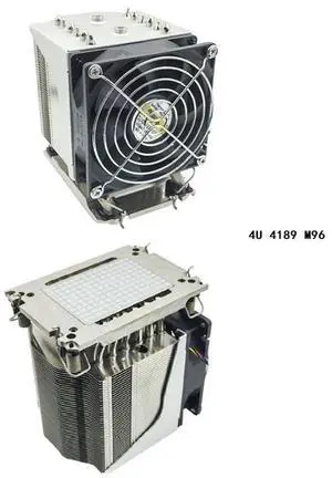 4U LGA4189 M96 280W CPU Cooler, 6 Heat Pipes, Copper Base + Copper Fins, 90mm PWM Fan, 125.4mm Height for Intel LGA4189 Xeon Scalable 4U LGA4189 M96 280W CPU Cooler, 6 Heat Pipes, Copper Base + Copper Fins, 90mm PWM Fan, 125.4mm Height for Intel LGA4189 Xeon Scalable