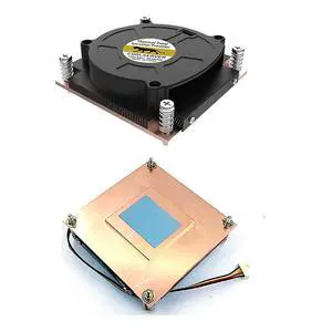 LGA1700-1U3C 125W 1U Server CPU Cooler, Copper Base + Copper Fins, 6600RPM PWM Fan, 27mm Height for Intel LGA1700 1U Rackmount LGA1700-1U3C 125W 1U Server CPU Cooler, Copper Base + Copper Fins, 6600RPM PWM Fan, 27mm Height for Intel LGA1700 1U Rackmount