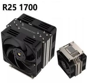 R25 Desktop Silent Dual-Fan PWM CPU Cooler for LGA1851/1700 Tower Heatsink for i9 13900K, 260W TDP, Quiet Operation R25 Desktop Silent Dual-Fan PWM CPU Cooler for LGA1851/1700 Tower Heatsink for i9 13900K, 260W TDP, Quiet Operation
