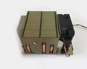 NRA28 2U Active Server Heatsink for AMD EPYC SP3 Socket with Heat Pipes and Dual Ball-Bearing Fan NRA28 2U Active Server Heatsink for AMD EPYC SP3 Socket with Heat Pipes and Dual Ball-Bearing Fan