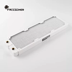 TSRP-TW360 PC Water Cooling Radiator 14 Flat Tubes, Copper Fins, Piano White TSRP-TW360 PC Water Cooling Radiator 14 Flat Tubes, Copper Fins, Piano White