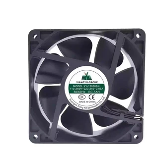 XY-12038B2H EC-Fan 110V-240V 0.06A 12CM 120×120×38mm Cabinet EC Cooling Fan for XY-12038B2H High Air Volume Fan Cabinet Case Cooling Fan 50/60HZ XY-12038B2H EC-Fan 110V-240V 0.06A 12CM 120×120×38mm Cabinet EC Cooling Fan for XY-12038B2H High Air Volume Fan Cabinet Case Cooling Fan 50/60HZ