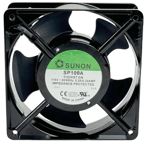 for Sunon SP100A-1123XST.GN 115V AC 120x120x38mm Cooling Fan 50/60Hz 0.26/0.24A AC Axial Fan 50 dB 1800 RPM 2-Pin for Sunon SP100A-1123XST.GN 115V AC 120x120x38mm Cooling Fan 50/60Hz 0.26/0.24A AC Axial Fan 50 dB 1800 RPM 2-Pin