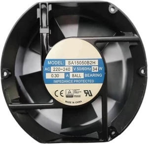 SA15050B2H Cooling Fan AC 220-240V, 34W, 0.30A, Cabinet Fan 2-Wire Cooling Fan SA15050B2H Cooling Fan AC 220-240V, 34W, 0.30A, Cabinet Fan 2-Wire Cooling Fan