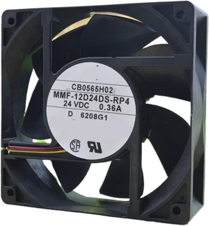 MMF-12D24DS-RP4 Cooling Fan 12cm/12038, 24V 0.36A, for Inverter & Industrial Cabinet Cooling MMF-12D24DS-RP4 Cooling Fan 12cm/12038, 24V 0.36A, for Inverter & Industrial Cabinet Cooling