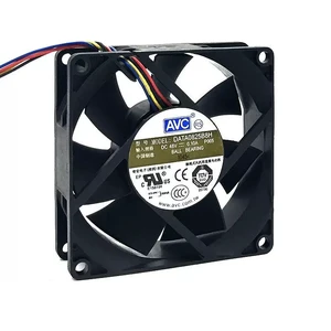 DATA0825B8H Cooling Fan 8025 Size (80×80×25mm), DC 48V 0.10A, PWM Temperature Control, 4-Wire, for Chassis/Server/Communication Equipment DATA0825B8H Cooling Fan 8025 Size (80×80×25mm), DC 48V 0.10A, PWM Temperature Control, 4-Wire, for Chassis/Server/Communication Equipment