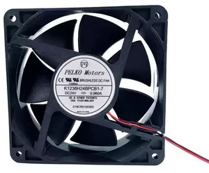 K1238H24BPCB1h-7 Inverter Fan 12038 Size (120×120×38mm), DC 24V 0.96A, 23W,2-Wire K1238H24BPCB1h-7 Inverter Fan 12038 Size (120×120×38mm), DC 24V 0.96A, 23W,2-Wire