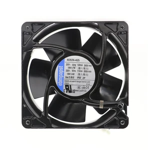 4650N-465 for eBm Papst Fan 4650N465 17W/18W 230V 50Hz/60Hz AC Axial Fan 2680RPM Rittal Cabinet Refrigerator Axial Panel Cooling Fan for Heater SK3323.107 120 * 120 * 38mm