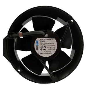 W2E143-AB09-01 Axial Cooling Fan  230V AC, 172×51mm, 24/30W, 2800/3300RPM, 420m³/h, Ball Bearing, for Inverter/Cabinet/Industrial Equipment Cooling