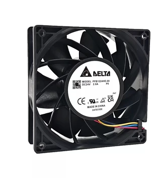 PFB1224HE-00 Cooling Fan 12038 Size, 24V 2.0A, Dual Ball Bearing, High Airflow & Static Pressure, for Projector Cooling PFB1224HE-00 Cooling Fan 12038 Size, 24V 2.0A, Dual Ball Bearing, High Airflow & Static Pressure, for Projector Cooling