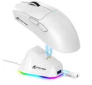 ATTACK SHARK X11 Wireless Gaming Mouse | PAW3311 Sensor, 22000 DPI, Tri-Mode, Lightweight, RGB Charging Dock, 5 Programmable Buttons ATTACK SHARK X11 Wireless Gaming Mouse | PAW3311 Sensor, 22000 DPI, Tri-Mode, Lightweight, RGB Charging Dock, 5 Programmable Buttons