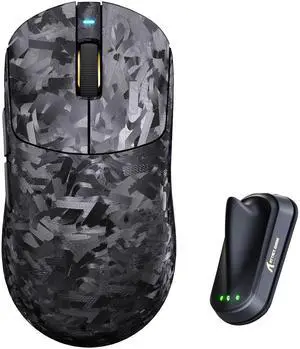 ATTACK SHARK RS3 UlTRA Carbon Fiber Wireless Gaming Mouse | PAW3955MAX Sensor, 52000 DPI, Dual 8K Polling Rate, Nordic 54L15 MCU, 100M Optical Switches, Web Driver ATTACK SHARK RS3 UlTRA Carbon Fiber Wireless Gaming Mouse | PAW3955MAX Sensor, 52000 DPI, Dual 8K Polling Rate, Nordic 54L15 MCU, 100M Optical Switches, Web Driver