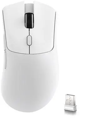 ATTACK SHARK R1 Tri-Mode Wireless Gaming Mouse, 2.4G/Wired/Bluetooth 5.2, 55g Ultra Lightweight, 18K DPI, HUYU 20M Clicks, Ergonomic for PC, Laptop, Windows Mac ATTACK SHARK R1 Tri-Mode Wireless Gaming Mouse, 2.4G/Wired/Bluetooth 5.2, 55g Ultra Lightweight, 18K DPI, HUYU 20M Clicks, Ergonomic for PC, Laptop, Windows Mac