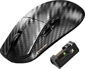 ATTACK SHARK R11 Ultra 8K Wireless Gaming Mouse, Carbon Fiber Shell, PAW3950MAX 42K DPI, 49g Superlight Tri-Mode Ergonomic Mouse Weave Black ATTACK SHARK R11 Ultra 8K Wireless Gaming Mouse, Carbon Fiber Shell, PAW3950MAX 42K DPI, 49g Superlight Tri-Mode Ergonomic Mouse Weave Black