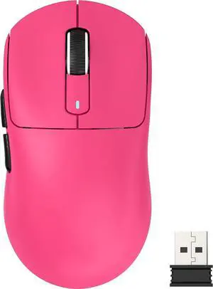 ATTACK SHARK X3 Lightweight Tri-Mode Wireless Gaming Mouse, 2.4G Bluetooth USB-C Wired, PAW3395 Sensor, 26K DPI, Kailh GM8.0 Switch, 5 Programmable Buttons for PC & Mac White Berry Red ATTACK SHARK X3 Lightweight Tri-Mode Wireless Gaming Mouse, 2.4G Bluetooth USB-C Wired, PAW3395 Sensor, 26K DPI, Kailh GM8.0 Switch, 5 Programmable Buttons for PC & Mac White Berry Red