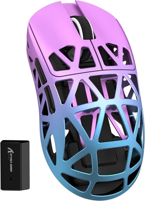 R2 Ultra Light Magnesium Alloy Gaming Mouse, PAW3950 42K DPI, 8KHz HyperSpeed Wireless, Zero-Debounce Optical Switches, Tri-Mode Wired/Bluetooth/2.4G Ergonomic Esports Mouse Purple Blue R2 Ultra Light Magnesium Alloy Gaming Mouse, PAW3950 42K DPI, 8KHz HyperSpeed Wireless, Zero-Debounce Optical Switches, Tri-Mode Wired/Bluetooth/2.4G Ergonomic Esports Mouse Purple Blue