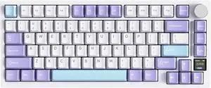 ATTACK SHARK X820 Ultra 75% Wireless Mechanical Gaming Keyboard, Smart TFT Display & Metal Knob, Hot-Swappable Shark Switch, Gasket Mount, Tri-Mode 2.4G/Bluetooth/USB-C, RGB, 4000mAh Battery ATTACK SHARK X820 Ultra 75% Wireless Mechanical Gaming Keyboard, Smart TFT Display & Metal Knob, Hot-Swappable Shark Switch, Gasket Mount, Tri-Mode 2.4G/Bluetooth/USB-C, RGB, 4000mAh Battery