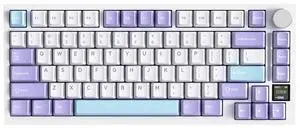 ATTACK SHARK X820 Ultra 75% Wireless Mechanical Gaming Keyboard, Smart TFT Display & Metal Knob, Hot-Swappable Shark Switch, Gasket Mount, Tri-Mode 2.4G/Bluetooth/USB-C, RGB, 4000mAh Battery ATTACK SHARK X820 Ultra 75% Wireless Mechanical Gaming Keyboard, Smart TFT Display & Metal Knob, Hot-Swappable Shark Switch, Gasket Mount, Tri-Mode 2.4G/Bluetooth/USB-C, RGB, 4000mAh Battery