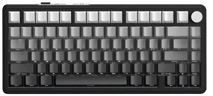 ATTACK SHARK X85 75% Wireless Mechanical Gaming Keyboard, 81-Key TKL, Triple Mode, Gasket Mount, Hot-Swappable, CNC Knob, RGB, PBT Keycaps, 5000mAh ATTACK SHARK X85 75% Wireless Mechanical Gaming Keyboard, 81-Key TKL, Triple Mode, Gasket Mount, Hot-Swappable, CNC Knob, RGB, PBT Keycaps, 5000mAh