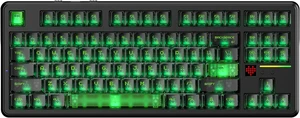 ATTACK SHARK X87 Ultra Gaming Keyboard, 8K Wireless, 10000mAh Battery, DIY Dot Matrix Screen, Mega Shark Switches, Gasket Mount, RGB, Hot-Swappable Shadow Jade ATTACK SHARK X87 Ultra Gaming Keyboard, 8K Wireless, 10000mAh Battery, DIY Dot Matrix Screen, Mega Shark Switches, Gasket Mount, RGB, Hot-Swappable Shadow Jade