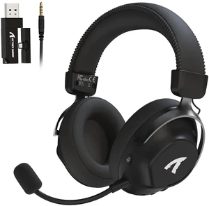 ATTACK SHARK L50 Pro Gaming Headset, Wireless Headphones with 53mm Bio-Cellulose Drivers, 7.1 Surround Sound, 2.4GHz Low-Latency, Bluetooth & 3.5mm Wired, AI Noise-Canceling Mic, 1100mAh Battery ATTACK SHARK L50 Pro Gaming Headset, Wireless Headphones with 53mm Bio-Cellulose Drivers, 7.1 Surround Sound, 2.4GHz Low-Latency, Bluetooth & 3.5mm Wired, AI Noise-Canceling Mic, 1100mAh Battery