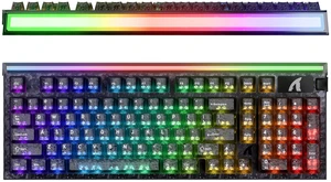 ATTACK SHARK R98 HE 98% Gaming Keyboard, Hall Effect Magnetic Switches, 8K Polling, 0.005mm Rapid Trigger, RGB Ink ATTACK SHARK R98 HE 98% Gaming Keyboard, Hall Effect Magnetic Switches, 8K Polling, 0.005mm Rapid Trigger, RGB Ink