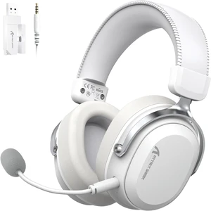 ATTACK SHARK L30 Pro Wireless Gaming Headset, Tri-Mode 2.4GHz/Bluetooth 5.0/3.5mm, 7.1 Surround Sound, 50mm Drivers, AI Noise-Canceling Mic, 1100mAh Battery, Aluminum Frame, PC/PS5/Xbox/Switch/Mobile ATTACK SHARK L30 Pro Wireless Gaming Headset, Tri-Mode 2.4GHz/Bluetooth 5.0/3.5mm, 7.1 Surround Sound, 50mm Drivers, AI Noise-Canceling Mic, 1100mAh Battery, Aluminum Frame, PC/PS5/Xbox/Switch/Mobile