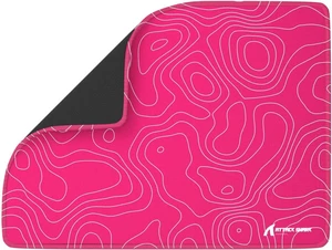 ATTACK SHARK CM02SE Gaming Mouse Pad, Medium 16.14 x 12.20 x 0.16 in, High-Density Fiber Surface, Low-Friction Smooth Control, 4mm Natural Rubber Base, Non-Slip, Micro-Knit Stitched Edges Pink Contour ATTACK SHARK CM02SE Gaming Mouse Pad, Medium 16.14 x 12.20 x 0.16 in, High-Density Fiber Surface, Low-Friction Smooth Control, 4mm Natural Rubber Base, Non-Slip, Micro-Knit Stitched Edges Pink Contour