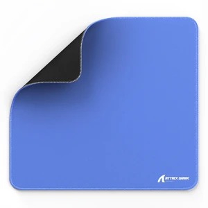 ATTACK SHARK CM02 Gaming Mouse Pad, 17.72 x 15.75 x 0.16 in, High-Density Fiber Surface, Low Friction, 4mm Non-Slip Natural Rubber Base, Micro-Knit Stitched Edges Blue ATTACK SHARK CM02 Gaming Mouse Pad, 17.72 x 15.75 x 0.16 in, High-Density Fiber Surface, Low Friction, 4mm Non-Slip Natural Rubber Base, Micro-Knit Stitched Edges Blue