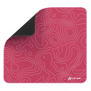 ATTACK SHARK CM02 Gaming Mouse Pad, 17.72 x 15.75 x 0.16 in, High-Density Fiber Surface, Low Friction, 4mm Non-Slip Natural Rubber Base, Micro-Knit Stitched Edges Pink Contour ATTACK SHARK CM02 Gaming Mouse Pad, 17.72 x 15.75 x 0.16 in, High-Density Fiber Surface, Low Friction, 4mm Non-Slip Natural Rubber Base, Micro-Knit Stitched Edges Pink Contour