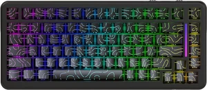 ATTACK SHARK X82 PRO HE Gaming Keyboard, 75% 83-Key Magnetic Hall Effect Keyboard, 8000Hz, 0.1ms Latency, 0.01mm Rapid Trigger, Tri-Mode 2.4GHz/Bluetooth/USB-C, 5000mAh, RGB ATTACK SHARK X82 PRO HE Gaming Keyboard, 75% 83-Key Magnetic Hall Effect Keyboard, 8000Hz, 0.1ms Latency, 0.01mm Rapid Trigger, Tri-Mode 2.4GHz/Bluetooth/USB-C, 5000mAh, RGB