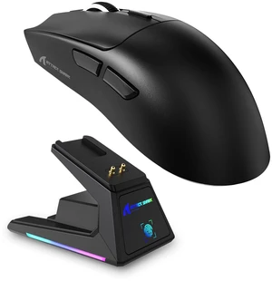 ATTACK SHARK X1 Gaming Mouse, 53g Lightweight, PAW3395 Pro 40K DPI, 1000Hz, Tri-Mode Wireless/Bluetooth/Wired, RGB Charging Dock, 100M Clicks ATTACK SHARK X1 Gaming Mouse, 53g Lightweight, PAW3395 Pro 40K DPI, 1000Hz, Tri-Mode Wireless/Bluetooth/Wired, RGB Charging Dock, 100M Clicks
