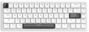 ATTACK SHARK X65 HE 65% Hall Effect Gaming Keyboard, 8000Hz Polling Rate, Rapid Trigger, 0.1-3.4mm Adjustable Actuation, Magnetic Switch, 67 Keys, RGB, Hot-Swappable, Wired ATTACK SHARK X65 HE 65% Hall Effect Gaming Keyboard, 8000Hz Polling Rate, Rapid Trigger, 0.1-3.4mm Adjustable Actuation, Magnetic Switch, 67 Keys, RGB, Hot-Swappable, Wired