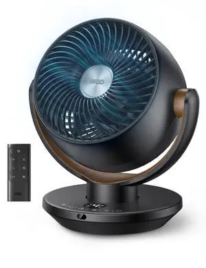 Fan for Bedroom, Desk Air Circulator Fan with Remote, 11 Inch Table Fans for Whole Room, 65ft Powerful Airflow, 120° Vertical Manual +90° Oscillating, 4 Speeds, 8H Timer, 25dB Quiet Fan, Home Fan for Bedroom, Desk Air Circulator Fan with Remote, 11 Inch Table Fans for Whole Room, 65ft Powerful Airflow, 120° Vertical Manual +90° Oscillating, 4 Speeds, 8H Timer, 25dB Quiet Fan, Home