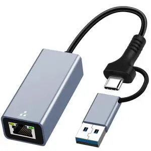 USB C to Ethernet Adapter, USB 3.0 to RJ45 Gigabit LAN 1000 Mbps Wired Network, USB to Ethernet Adapter for Laptops/Tablet, Compatible with Windows XP, MAC OS, Linux, Vista 7 8 10 11 USB C to Ethernet Adapter, USB 3.0 to RJ45 Gigabit LAN 1000 Mbps Wired Network, USB to Ethernet Adapter for Laptops/Tablet, Compatible with Windows XP, MAC OS, Linux, Vista 7 8 10 11