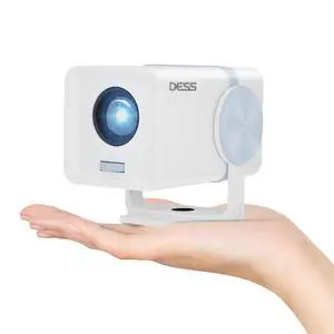 Mini Projector with WiFi and Bluetooth, Portable Outdoor Projector , 180° Rotatable Small Movie projector, Auto Keystone, Built-in Apps, Android 13 Smart Projector, Dess T1 Mini Projector with WiFi and Bluetooth, Portable Outdoor Projector , 180° Rotatable Small Movie projector, Auto Keystone, Built-in Apps, Android 13 Smart Projector, Dess T1
