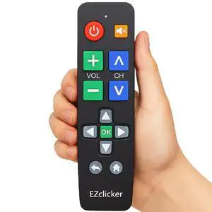 Big Button TV Remote for LG TVs Only, Easy to Use (Black) | Big Button, Simplified, Great for Seniors (2xAAA Batteries not Included) Big Button TV Remote for LG TVs Only, Easy to Use (Black) | Big Button, Simplified, Great for Seniors (2xAAA Batteries not Included)