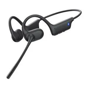 Open Ear Headphones with Mic, Bluetooth 5.4 Dual Noise Canceling Mic for Clear Calls, 23g Lightweight Headset with Mute Button, 12H Playtime Air Conduction Headphones for Call, Meeting, Driving Open Ear Headphones with Mic, Bluetooth 5.4 Dual Noise Canceling Mic for Clear Calls, 23g Lightweight Headset with Mute Button, 12H Playtime Air Conduction Headphones for Call, Meeting, Driving