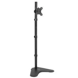 Extra Tall Single LCD Computer Monitor Free-Standing Adjustable Desk Stand for 1 Screen up to 27 inch, STAND-V011H Extra Tall Single LCD Computer Monitor Free-Standing Adjustable Desk Stand for 1 Screen up to 27 inch, STAND-V011H