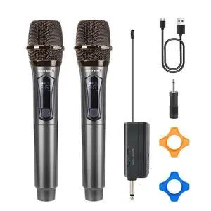 Wireless Handheld Microphones for Singing with 500 FT Reception Wireless Handheld Microphones for Singing with 500 FT Reception
