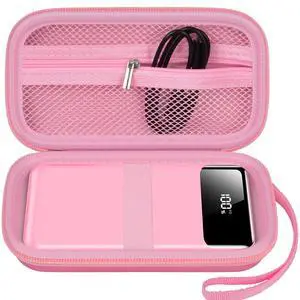 Portable Bank Charger Case for Charmast for VRURC for OHOVIV for SABANI for YILANS for CFIAI for LOVELEDI for RGVOTA for Miday for RONEGN for POIYTL for IAPOS Fast Charging Battery (Pink) Portable Bank Charger Case for Charmast for VRURC for OHOVIV for SABANI for YILANS for CFIAI for LOVELEDI for RGVOTA for Miday for RONEGN for POIYTL for IAPOS Fast Charging Battery (Pink)