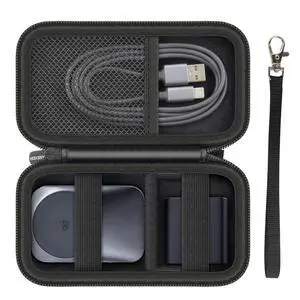 Travel Case for Anker Prime 3-in-1 Wireless Charging Station | EVA Carrying Bag with Compartments for Foldable MagSafe Qi2 Charger & Cables (Case Only) Pink Travel Case for Anker Prime 3-in-1 Wireless Charging Station | EVA Carrying Bag with Compartments for Foldable MagSafe Qi2 Charger & Cables (Case Only) Pink